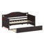 Structure de lit de jour en bois avec lit gigogne escamotable, canapé-lit polyvalent pour la chambre à coucher et le salon-129688109