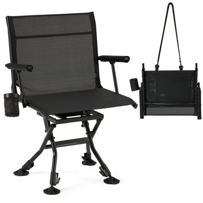 Hunting Camo Swivel Chair For Blinds