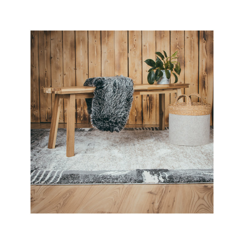 Frisco Area Rug, Rectangle 80 x 150cm, Grey/Brown/Blue
