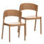 Ensemble de salle à manger 5 pièces - Table naturelle avec chaise naturelle