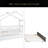 Wooden House Bed With Twin Size Trundle-2024922905-2024922906