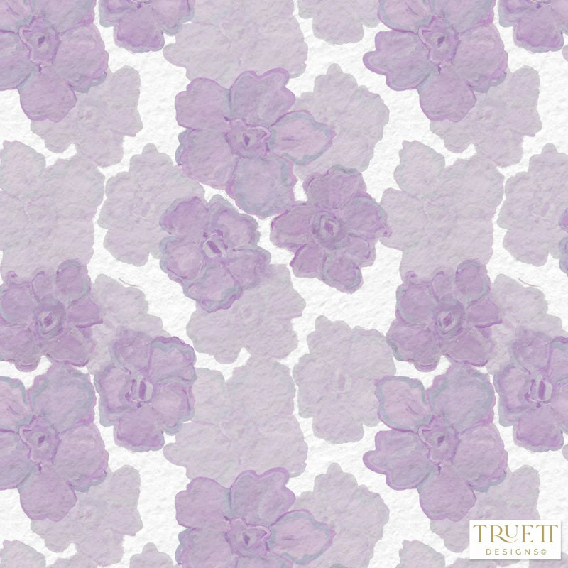 Trois Fleurs Luxury Throw Pillow, Square 22"