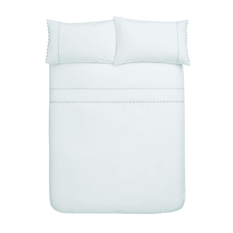 Ric Rac Egyptian-Quality Cotton Duvet Cover Set, 200 x 200cm Duvet Cover + 2 Standard Pillowcases