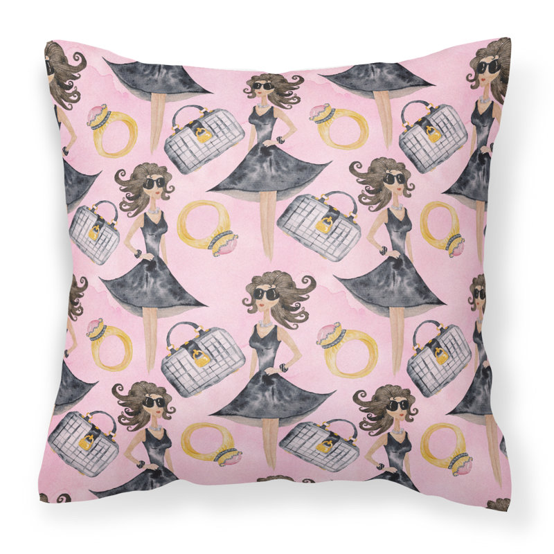 Coussin extérieur Fashion Diva, 18 po x 18 po