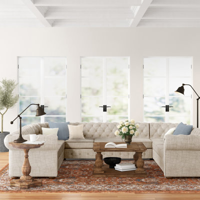 Huskins 142" Wide Linen Sectional