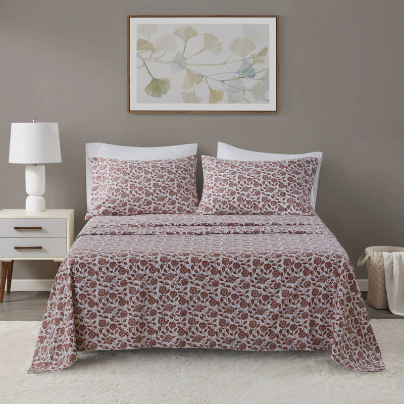 Ensemble de draps 4 pièces, Couvre-lit grand + 3 pièces supplémentaires