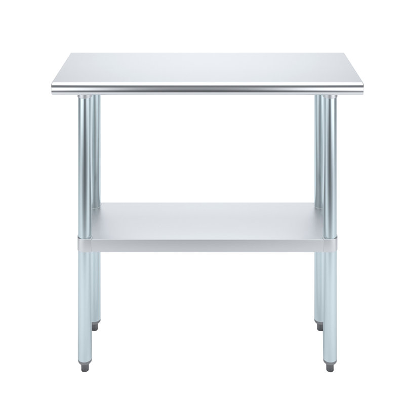 Stainless Steel Top Workbench, 35" H x 36" W x 14" D