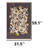 Brown Pixel Art Leopard Pelt Accent Rug-123297202