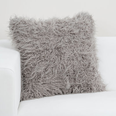 Siscovers Llama Reversible Throw Pillow In Gray