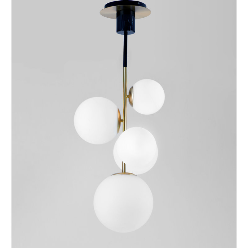 Drake 5 - Light Dimmable Sputnik Modern Linear Chandelier