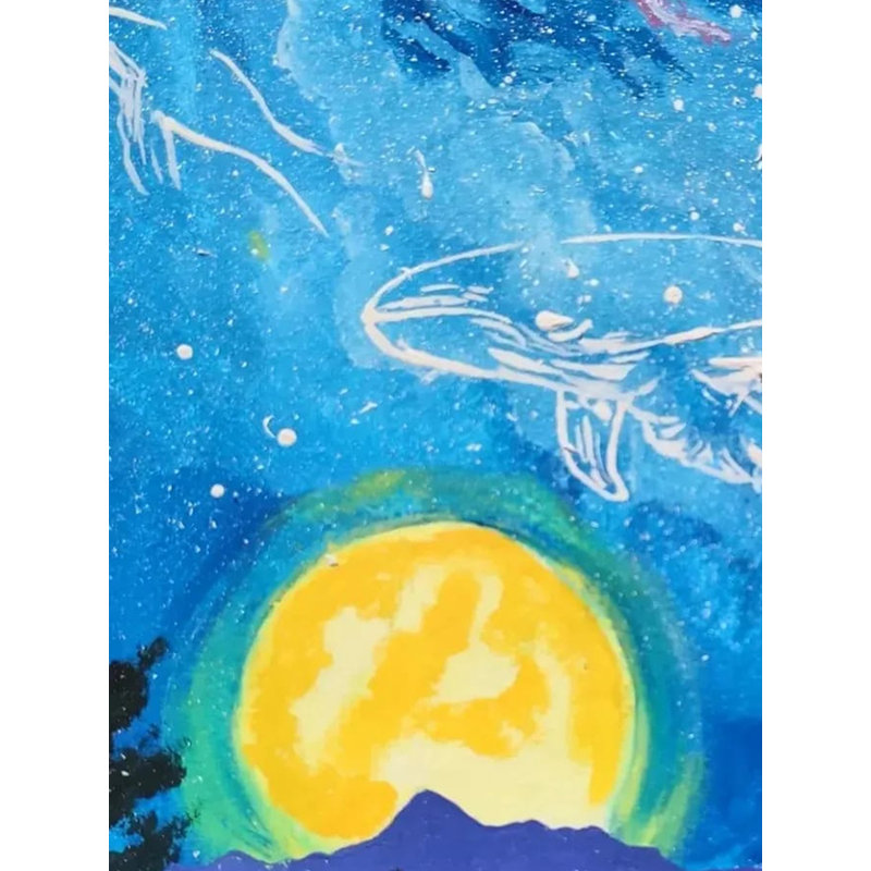 Art Milkyway | Aquarelle sur toile | Par Swati Tripathi