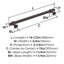 Poignée d'électroménager bronze huilé 12 po (305 mm) Winsome-92144710