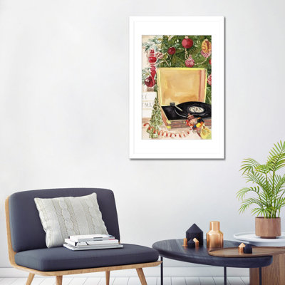 Home Sweet Christmas II - reproduction d'art murale - papier d'art encadré
