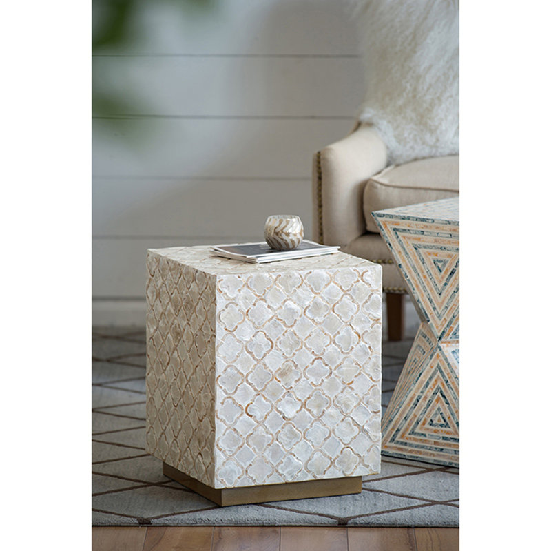 Tabouret carré Capiz
