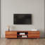 Meuble télé, console multimédia, 2 armoires de rangement avec tablettes ouvertes pour 70 po-87788834