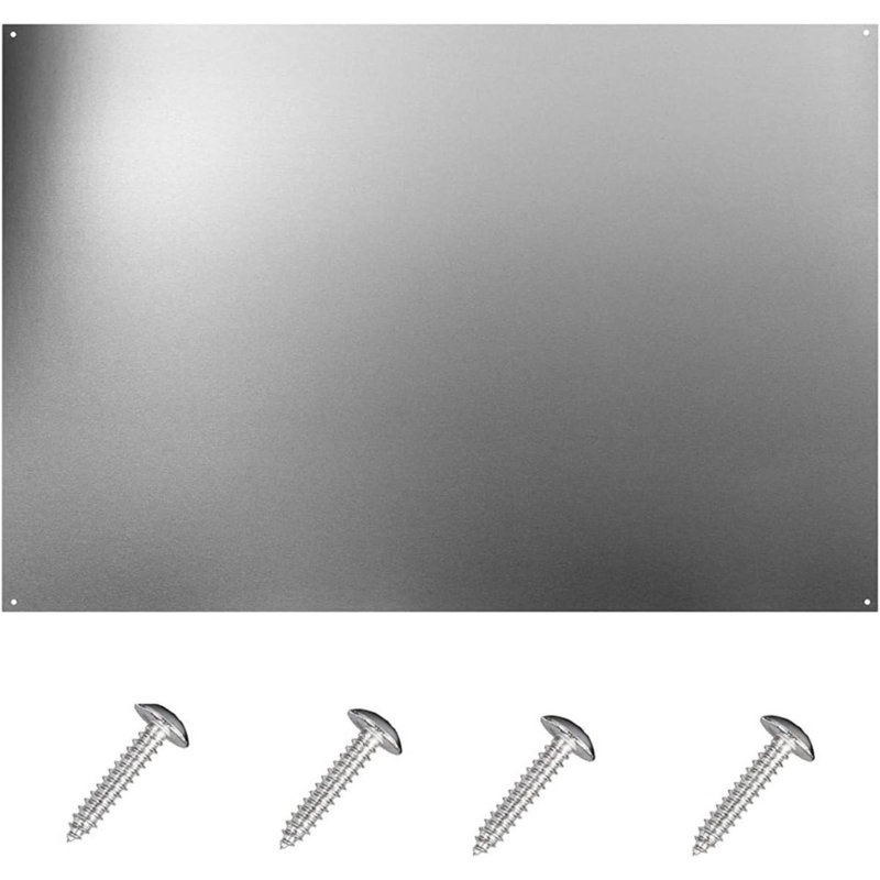Stainless Steel 304 Kitchen Backsplash Panel For 30" Range Hood – Wall Shield Oil Splash Guard, 24X30 Inch, Brushed Finish