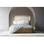 Water Upholstered Wingback Bed