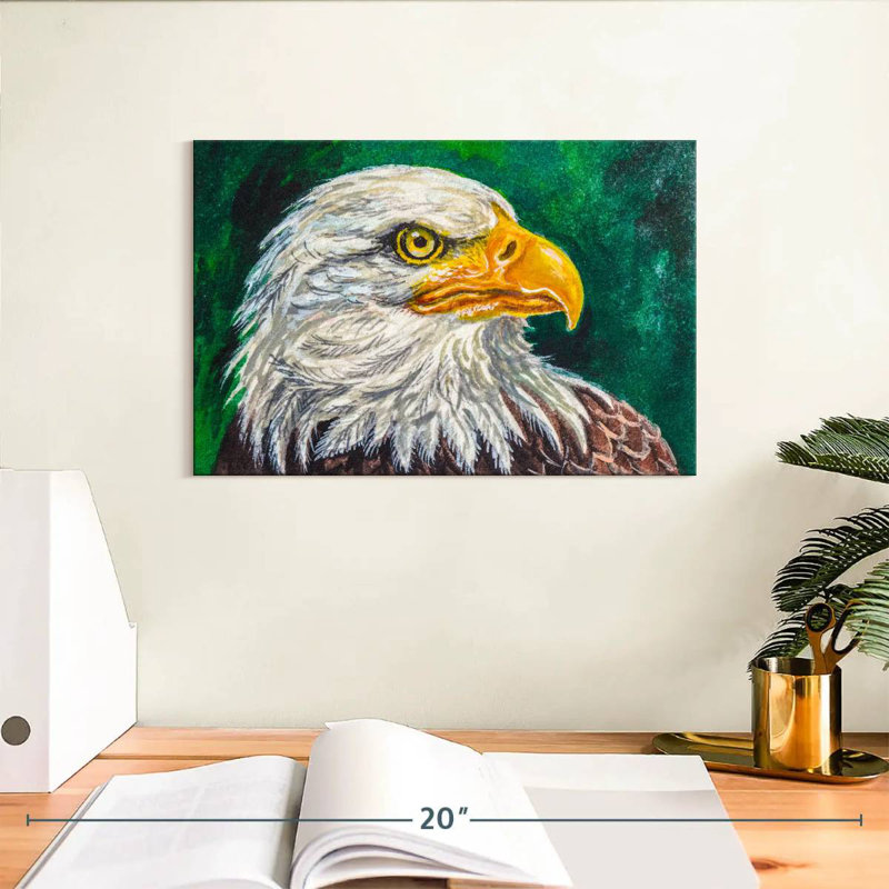Bald Eagle, 8" H x 12" W