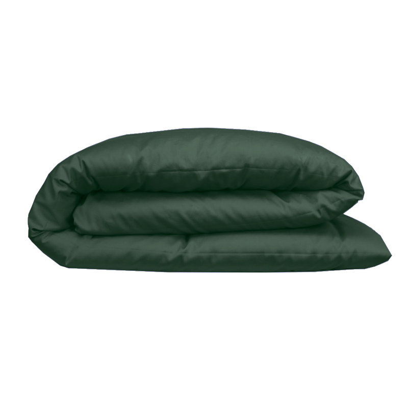Jaelan Cotton Solid Colour Duvet Cover, 240 x 260 cm, Sage