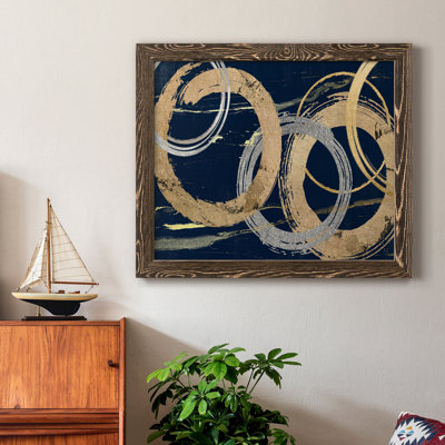 " Gold And Silver Atmosphere I " Painting Print