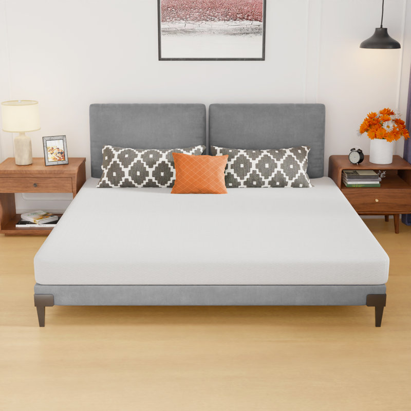 Matelas en mousse viscoélastique moyenne Alwyn Home Meridianville, Très grand lit, 6"