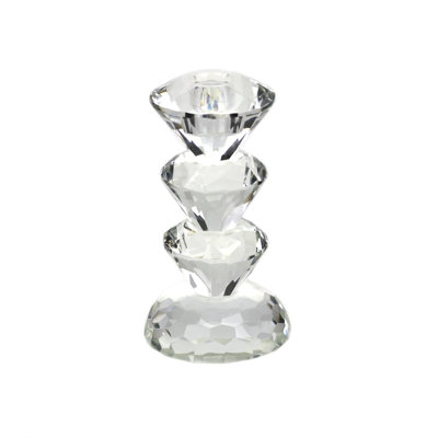 Bougeoir de table en cristal Sunset
