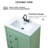 30" Modern Free-standing Single Bathroom Vanity Set