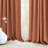 Cadnite 50" W Thermal 100% Blackout Linen Textured Curtain  2 Panels Set-718191241-709144666