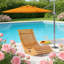 Chaise berçante en bois, chaise berçante d'extérieur