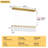 16-Light Modern Crystal Rectangular Chandelier Gold-928753967