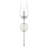 26.25 inch Polished Nickel 1 Light Wall Sconce-123223129