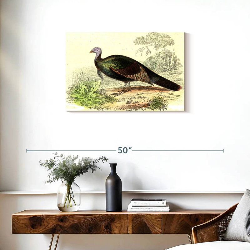 Brampt Wild Turkey, 20" H x 30" W