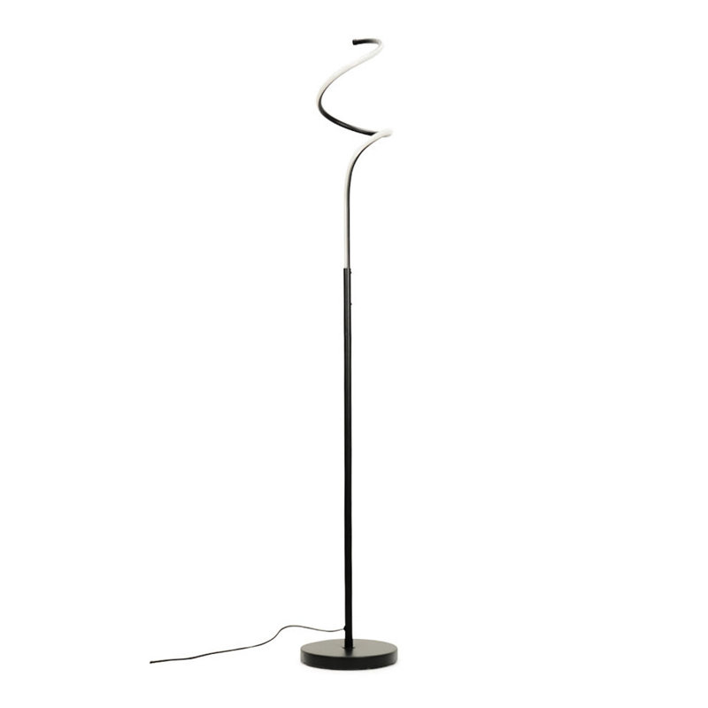 140cm Matte Black Novelty Floor Lamp