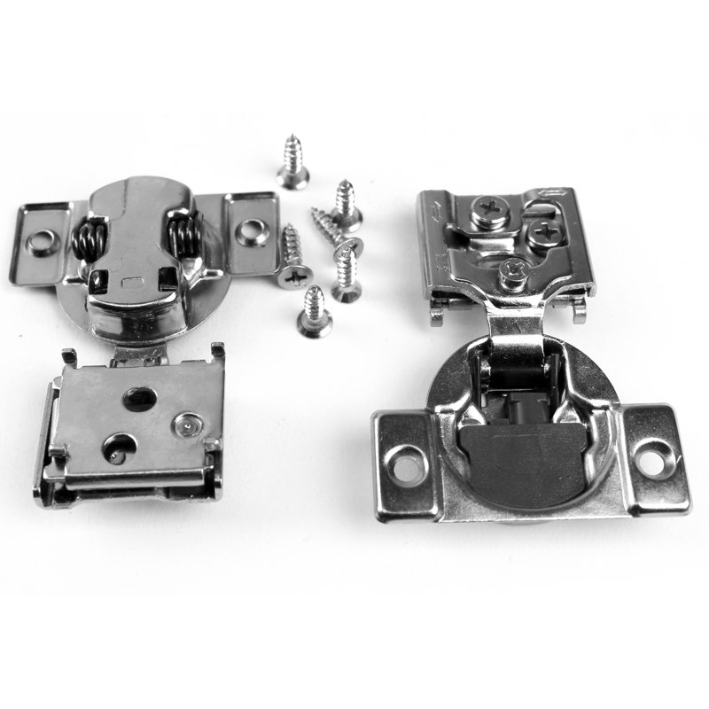 1/2 Overlay 2 Pack 105 Degree Soft Close Face Frame Concealed Hinges