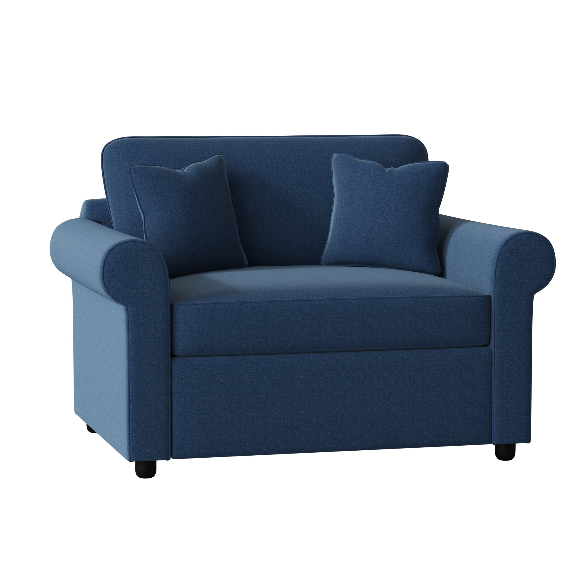 Warrington Upholstered Accent Chair, Classic Indigo Denim