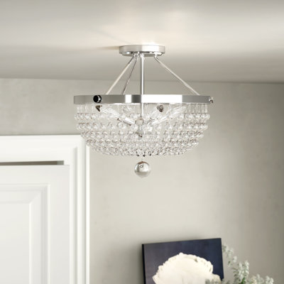 Carstens Glass Semi Flush Mount