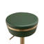 Upholstered Adjustable Height Counter Stool with Metal Frame-1147217246