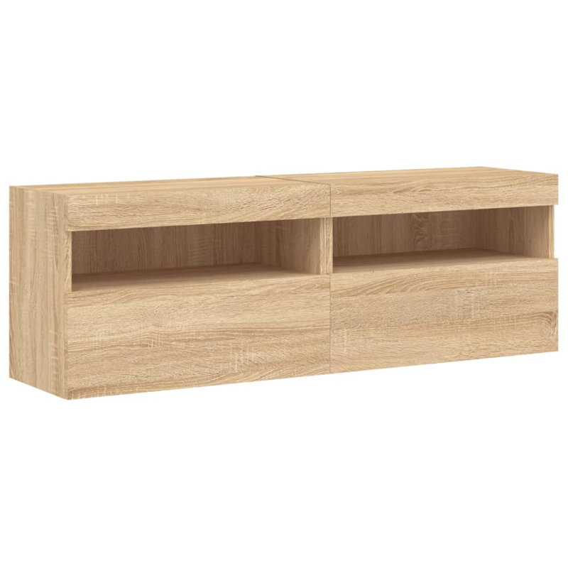 Meuble télé vidaXL, Chêne sonoma