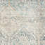 Beige Traditional Rug, Bordered Floral Anti Slip Easy to Clean Rug For Living Room, Dining Room, Bedroom-73416017