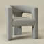 Fauteuil carré l 28 po Brycie-869637178