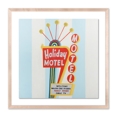 Holiday Holiday par Erica Hauser - Reproduction d'art graphique sur papier encadré