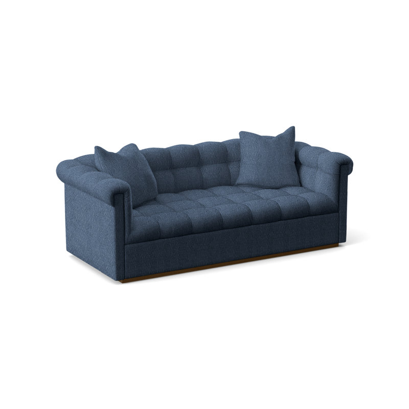 Thom Filicia Home 88" Nottingham Mid Sofa, Havana, Kennelly Snow