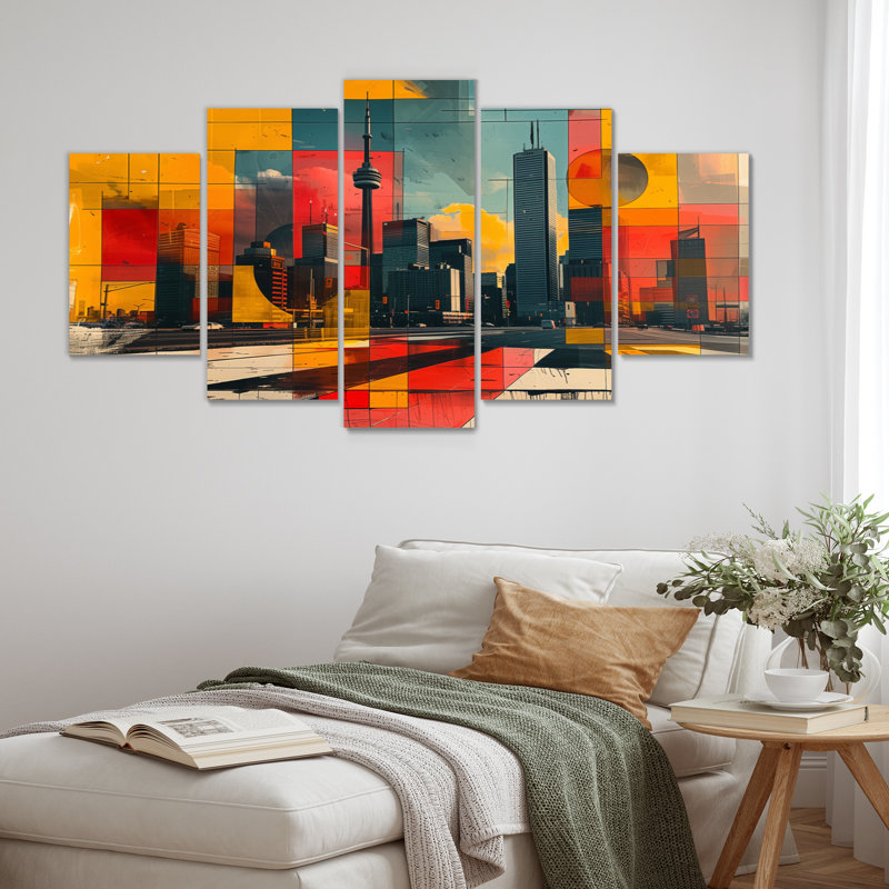 Tiphaine - ensemble d'art sur toile City Toronto