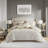 10 PCS Luxury Jacquard Comforter Set