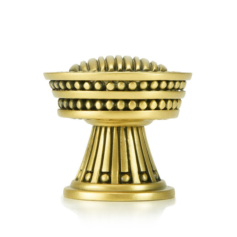 1-3/8” CHESAPEAKE  KNOB FLORENTINE GOLD FINISH