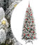 Artificial Christmas Tree with 150 LEDs White-235014596-235014598