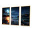 Mystic Tropical Beach Moonlight I - Art mural plage-613571380-613571387