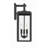 Alexcis Steel Wall Light