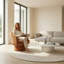 Fauteuil d'appoint pivotant en velours Modern-1589764712