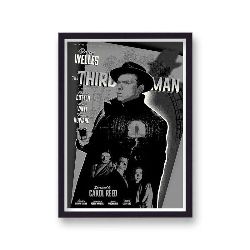 The Third Man V1 Reimagined Movie Poster - Single Picture Frame Print
